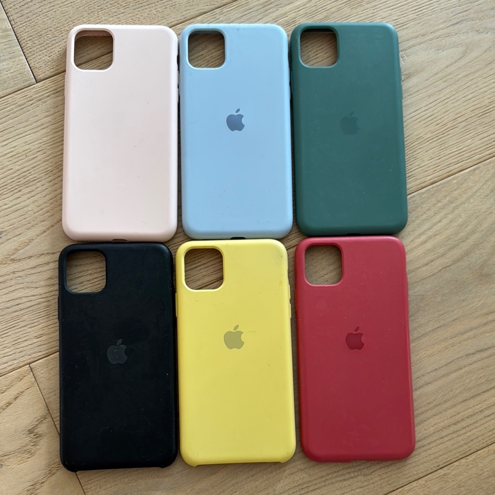 Apple Silicone Case for iPhone 10 pro max. Multi-Color Set